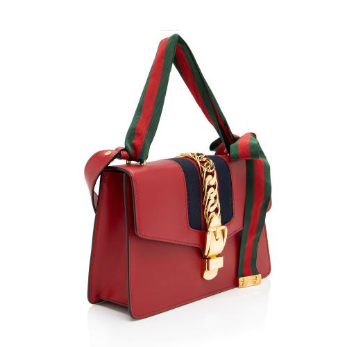 Gucci Calfskin Sylvie Small Shoulder Bag