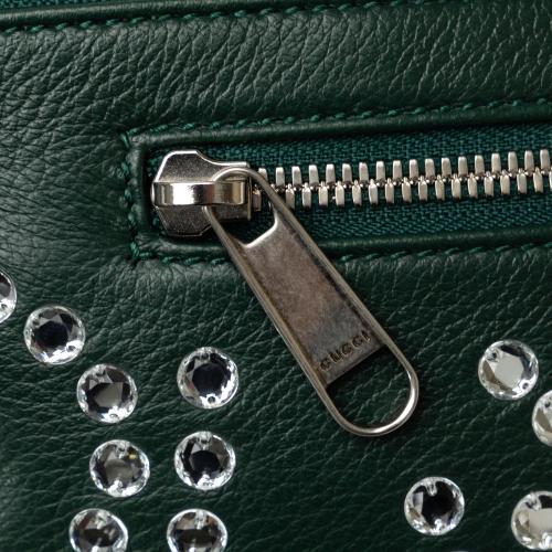 Gucci Crystal Embellished Web Belt Bag