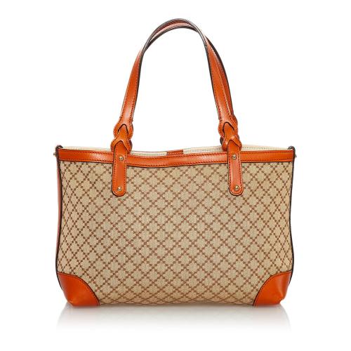 Gucci Diamante Craft Canvas Tote Bag