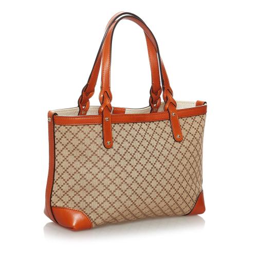 Gucci Diamante Craft Canvas Tote Bag