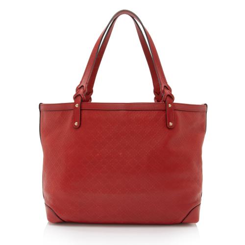 Gucci Diamante Leather Craft Medium Tote