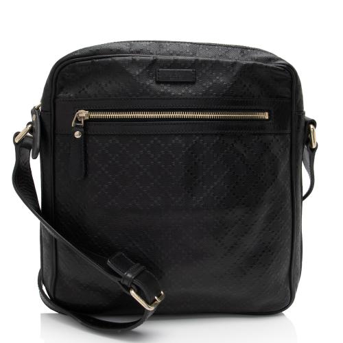 Gucci Diamante Leather Medium Messenger