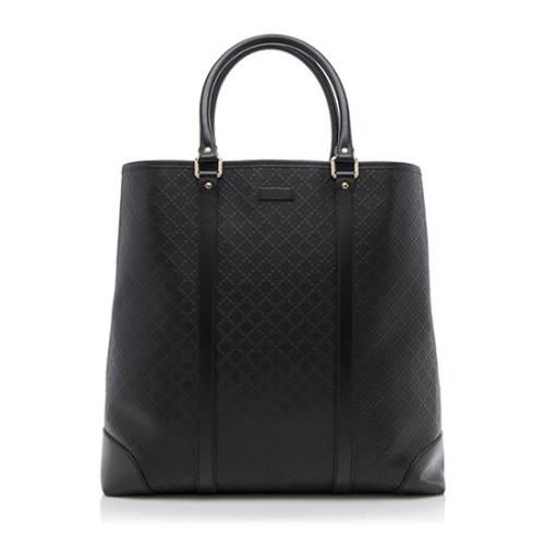 Gucci Diamante Leather Top Handle Tote