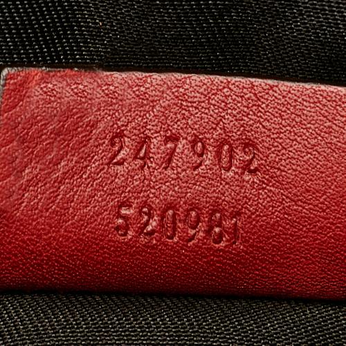 Gucci Diamante Sukey Canvas Satchel