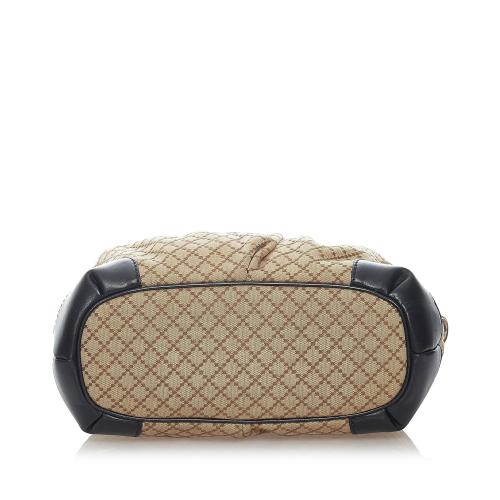 Gucci Diamante Sukey Canvas Satchel