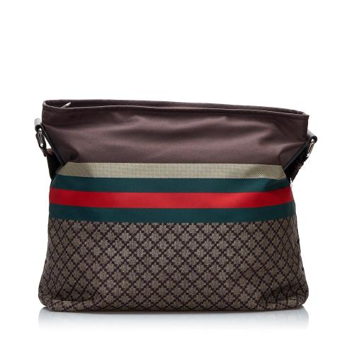 Gucci Diamante Web Nylon Crossbody