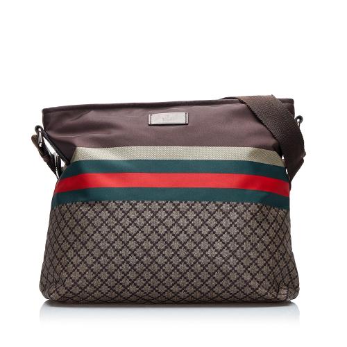 Gucci Diamante Web Nylon Crossbody