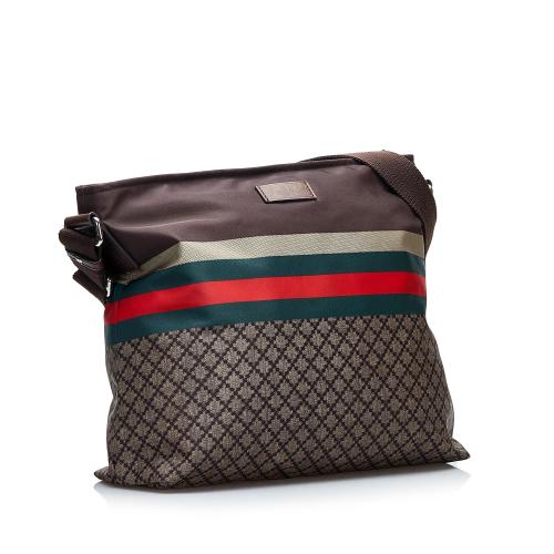 Gucci Diamante Web Nylon Crossbody