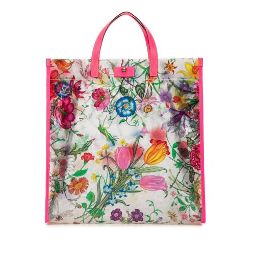 Gucci Flora Print Vinyl Tote Gucci Handbags Bag Borrow or Steal