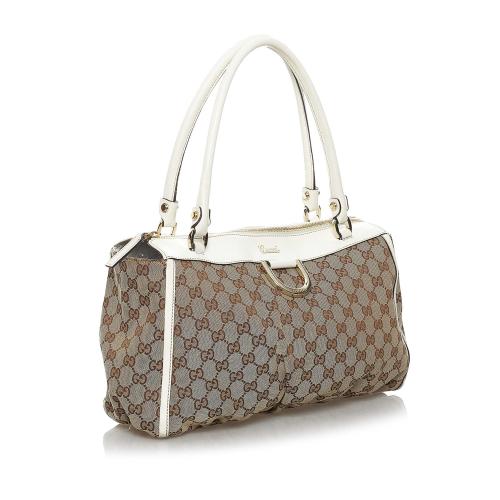 Gucci GG Abbey D-Ring Canvas Tote Bag