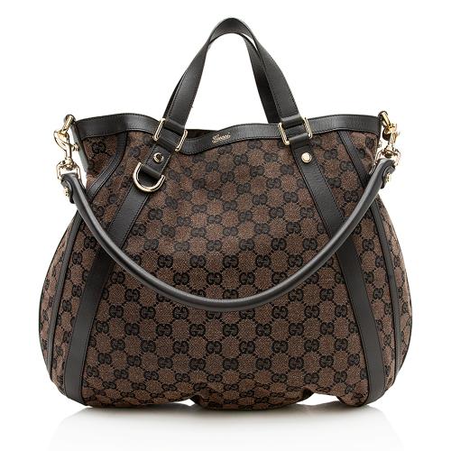 Gucci GG Canvas Abbey Convertible Tote