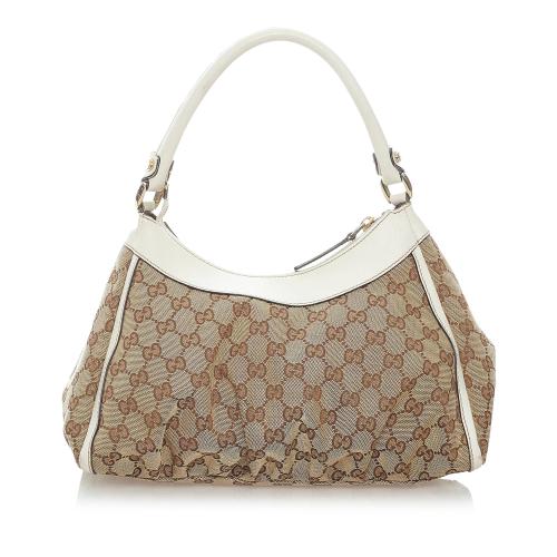 Gucci GG Canvas Abbey D-Ring Shoulder Bag