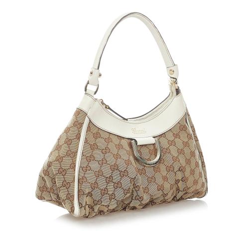 Gucci GG Canvas Abbey D-Ring Shoulder Bag