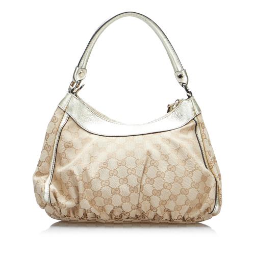 Gucci GG Canvas Abbey D Ring Shoulder Bag