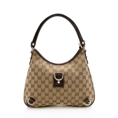 Gucci GG Canvas Abbey Medium Hobo