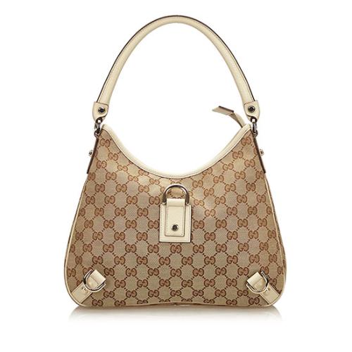 Gucci GG Canvas Abbey Medium Hobo