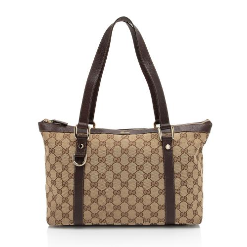 Gucci GG Canvas Abbey Medium Tote