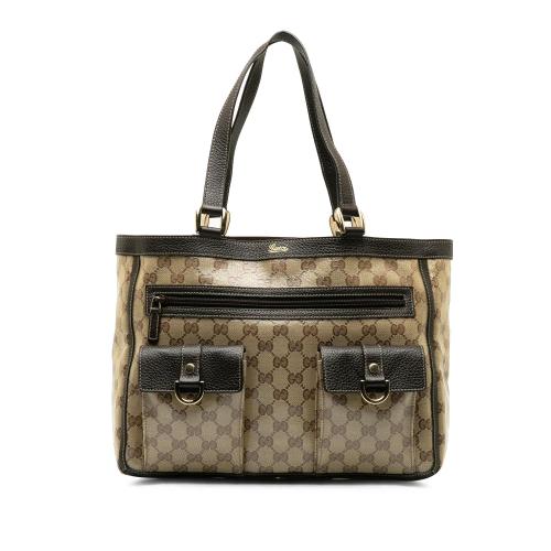 Gucci GG Canvas Abbey Pocket Tote