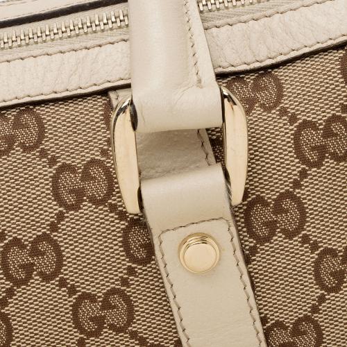 Gucci GG Canvas Abbey Small Boston Bag