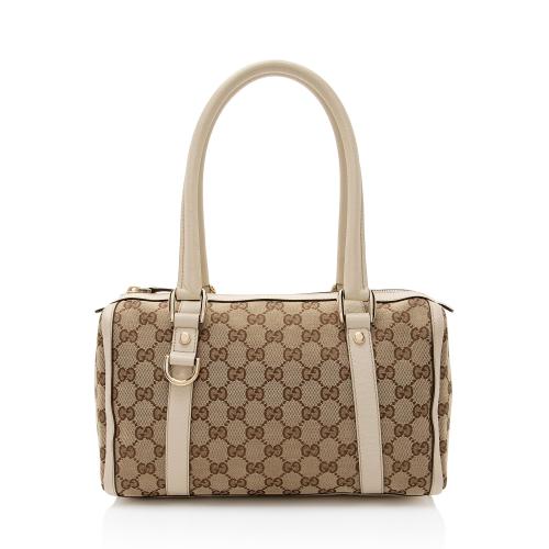 Gucci GG Canvas Abbey Small Boston Bag