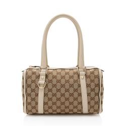 Gucci GG Canvas Abbey Small Boston Bag