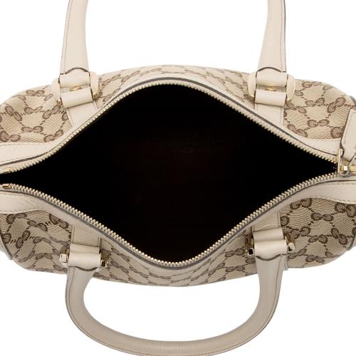 Gucci GG Canvas Abbey Small Boston Bag