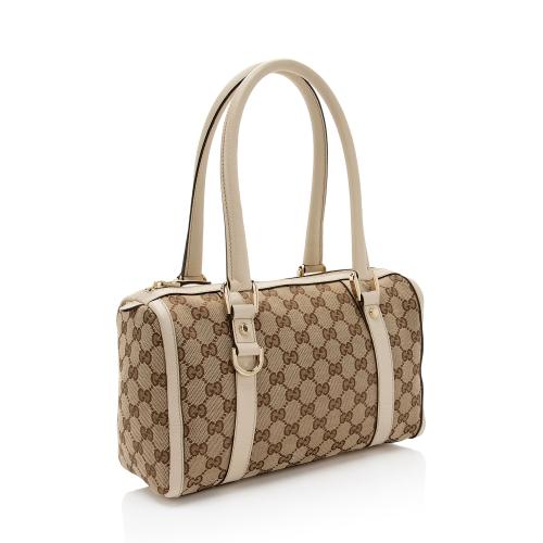 Gucci GG Canvas Abbey Small Boston Bag