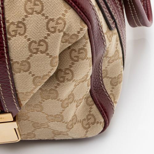 Gucci GG Canvas Aviatrix Medium Boston Bag