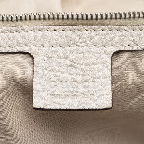 Gucci GG Canvas Bamboo Bar Large Tote