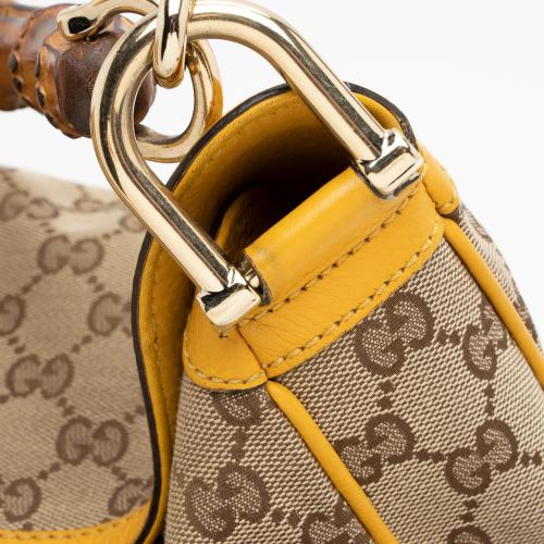 Gucci GG Canvas Bamboo Diana Medium Shoulder Bag