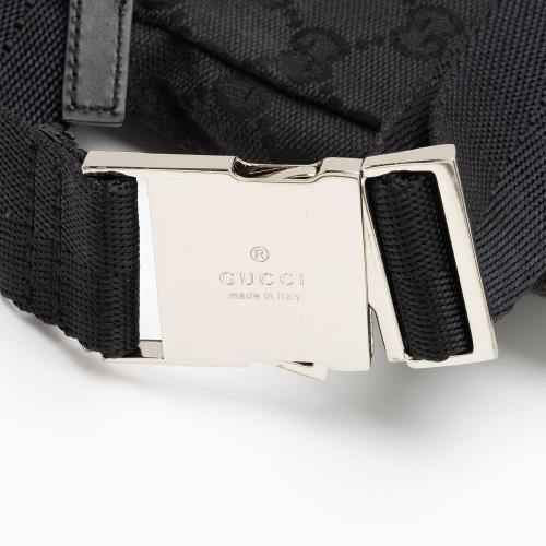 Gucci GG Canvas Double Pocket Belt Bag