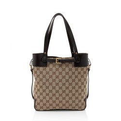 Gucci GG Canvas Belted Tote