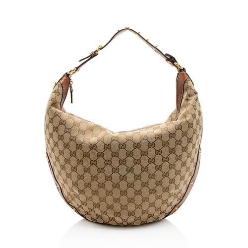 Gucci GG Canvas Biba Hobo