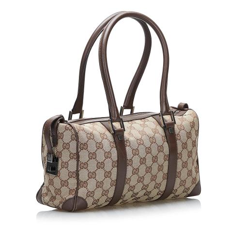 Gucci GG Canvas Boston Bag