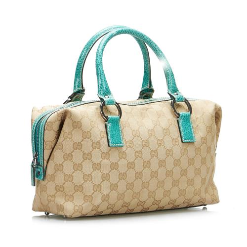 Gucci GG Canvas Boston Bag