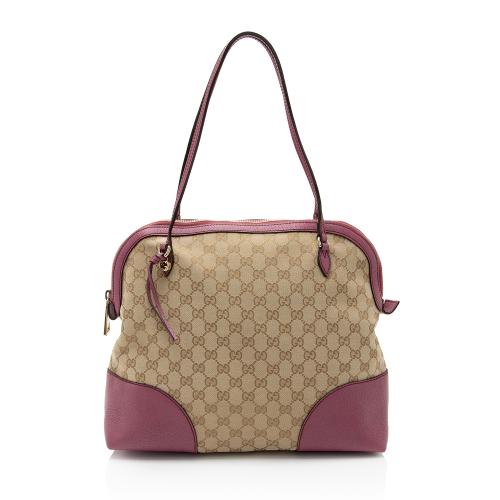 Gucci GG Canvas Bree Small Shoulder Bag