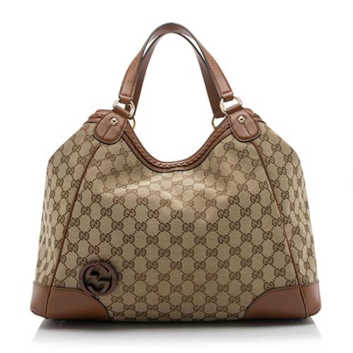 Gucci GG Canvas Brick Lane Tote