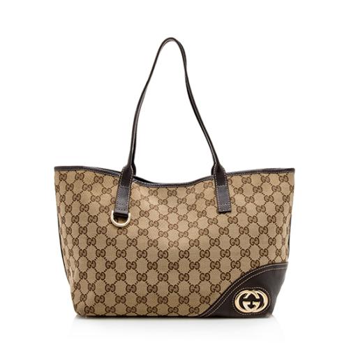 Gucci GG Canvas Britt Small Tote