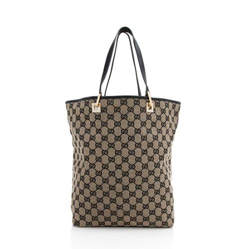 Gucci GG Canvas Bucket Large Tote