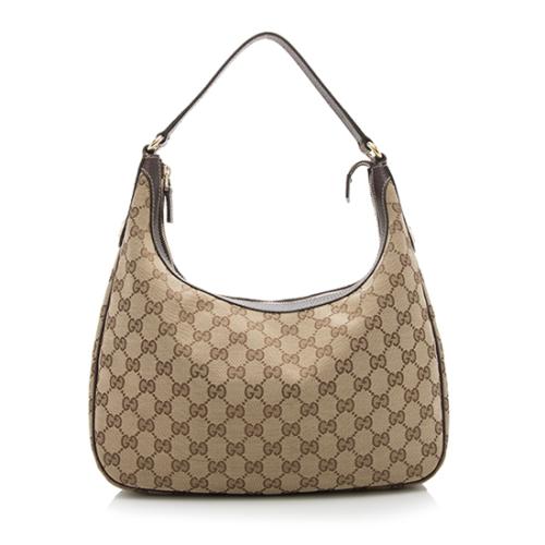 Gucci GG Canvas Charmy Hobo