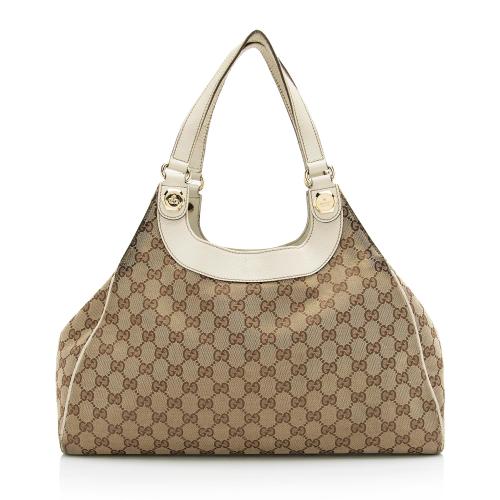 Gucci GG Canvas Charmy Medium Shoulder Bag