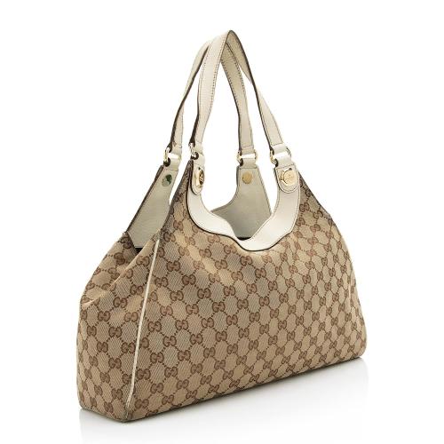 Gucci GG Canvas Charmy Medium Shoulder Bag