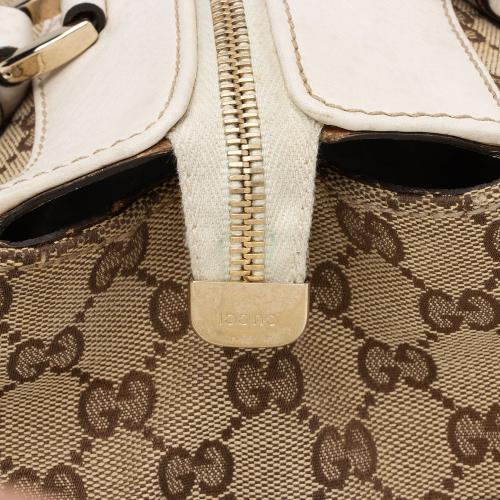 Gucci GG Canvas D Ring Zip Tote