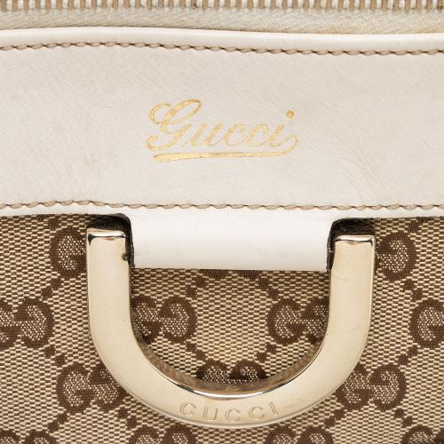 Gucci GG Canvas D Ring Zip Tote