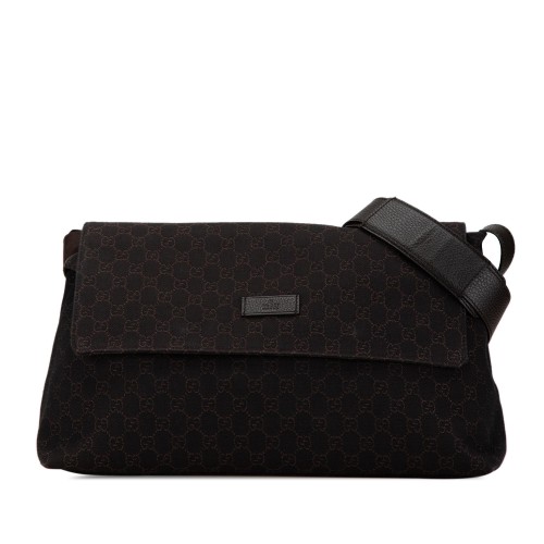 Gucci GG Canvas Flap Crossbody