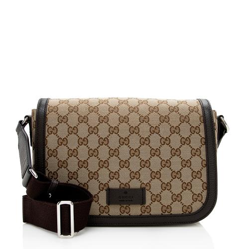 Gucci GG Canvas Flap Messenger