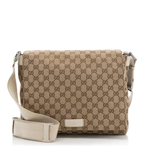 Gucci GG Canvas Classic Flap Small Messenger