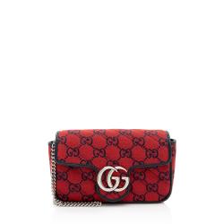 Gucci GG Canvas GG Marmont Mini Flap Bag