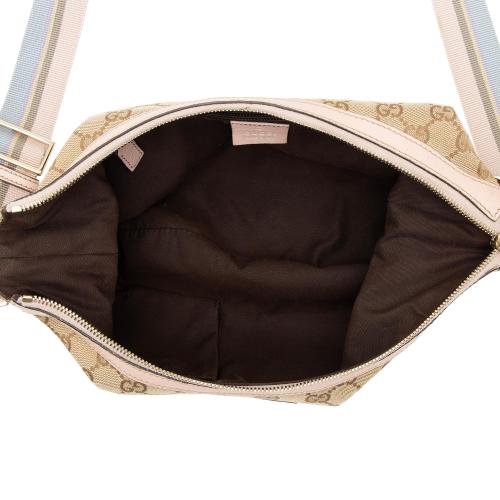 Gucci GG Canvas Half Moon Medium Messenger