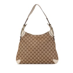 Gucci GG Canvas Horsebit Creole Hobo Bag